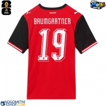 Moški Nogometni dresi Avstrija Christoph Baumgartner #19 Domači SP 2026 Kratek Rokav